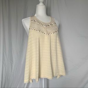 Paper Crane Textured Tank Top
